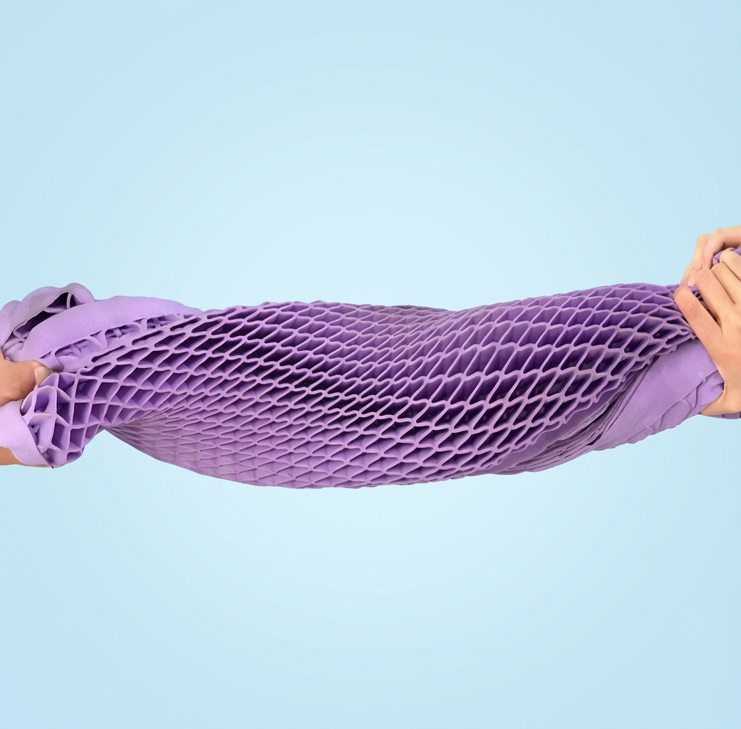 LumaRest™ - Purple Honeycomb Pillow