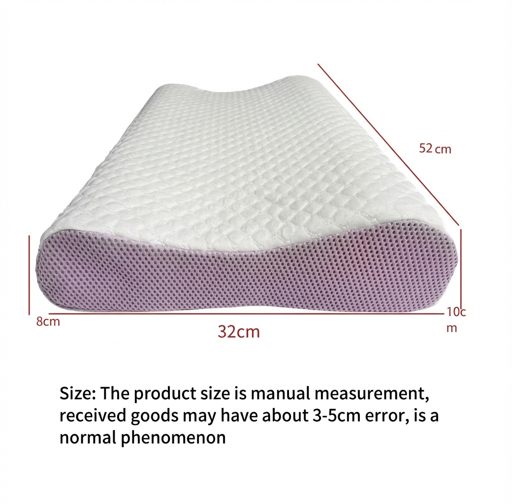 LumaRest™ - Purple Honeycomb Pillow