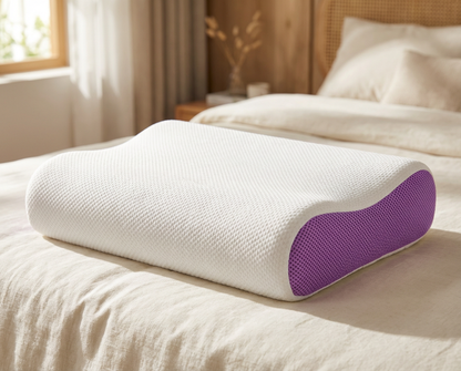 LumaRest™ - Purple Honeycomb Pillow